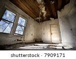 Interior Of Broken Down House Free Stock Photo - Public Domain Pictures