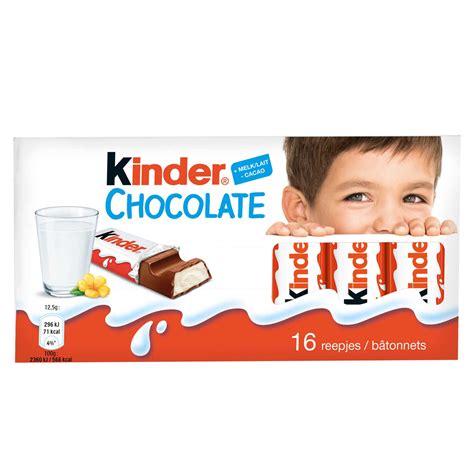 Kinder Chocolate | Chocolate 16 Bars | Kinder Bars | Kinder Chocolate Bars | 7 Ounce Total ...