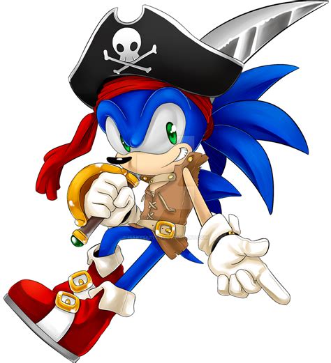 sonic pirate by isakySketch on DeviantArt