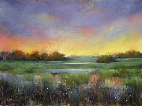 Painting My World: How to Use Oil Paint with Pastels ...Marsh Demo