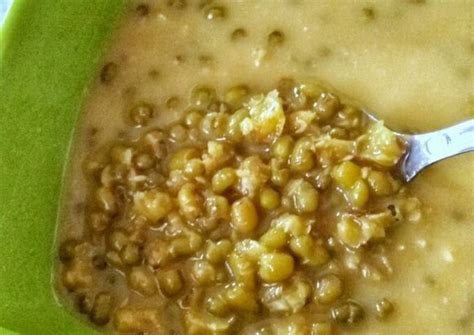 Bubur Kacang Hijau / Sweet Mung Beans Porridge Recipe by Iskan Detia ...