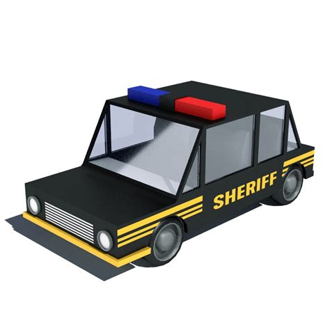 3D sheriff car model - TurboSquid 1645386