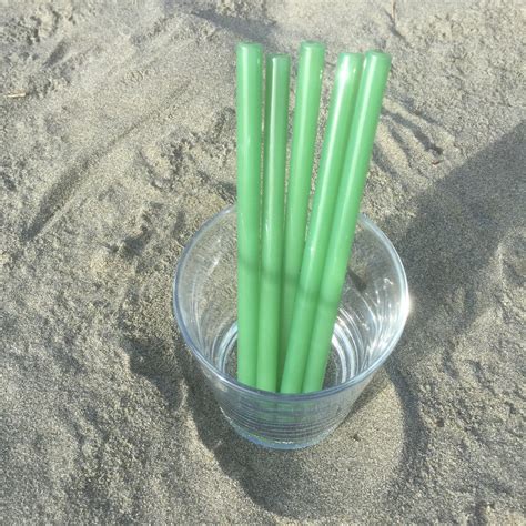 8” Reusable glass Glass Straws Set of 5 – Surfside Sips