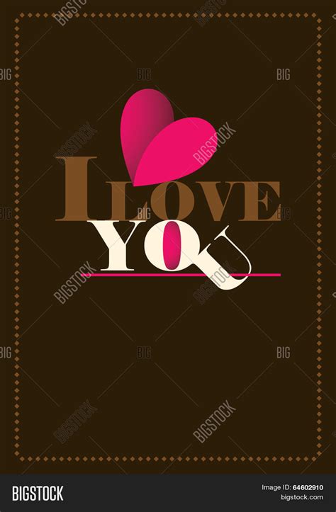 Love Poster Design Vector & Photo (Free Trial) | Bigstock