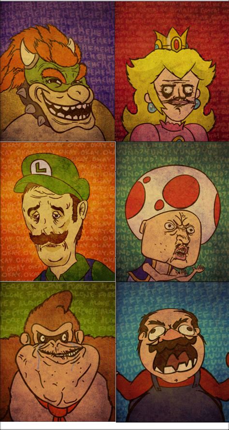 Super Mario Meme Faces by davidprogamer64 on DeviantArt