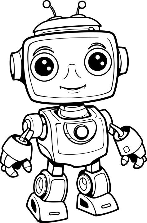 Robot Coloring Book: EASY & FUN Robot Pages Book For Kids | Made By ...