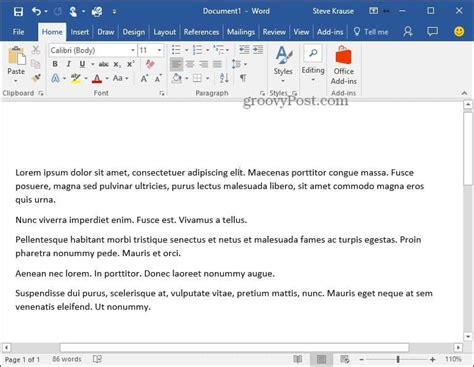 How-To Insert Lorem Ipsum Text Into Microsoft Word 2010 and 2007