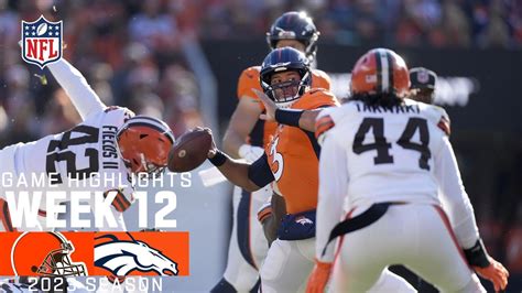 Cleveland Browns vs. Denver Broncos | 2023 Week 12 Game Highlights ...