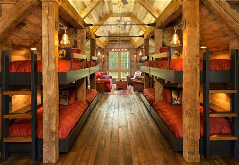 Bunk House with Rustic Interiors - Home Bunch Interior Design Ideas ...