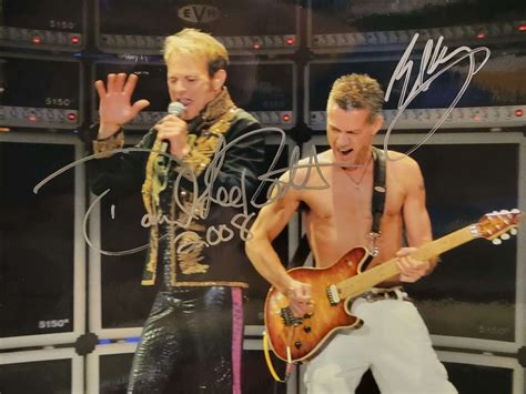 David Lee Roth/Eddie Van Halen Autographed 8×10 Photo – Quarterdeck Collectibles