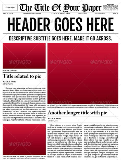 42+ Amazing Newspaper Templates | Sample Templates