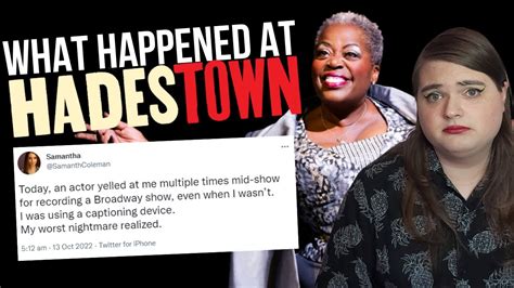 What happened at HADESTOWN? | Full Broadway Drama Explained - YouTube