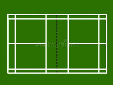 Badminton Court Clipart