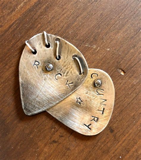 Diamond Guitar Pick Personalized Sterling Silver Custom Guitar Pick ...