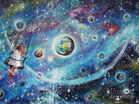 The Universe Is My Playground Painting by Dariusz Orszulik