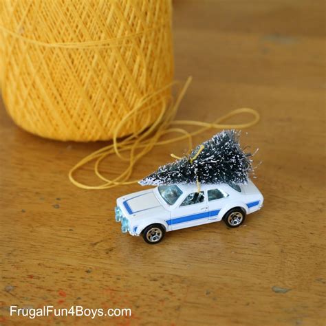 Bringing Home the Christmas Tree Car Ornament for Kids to Make - Frugal ...