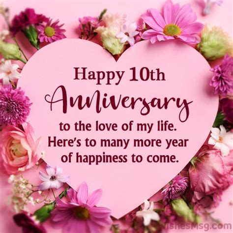 Happy 10th Year Anniversary Images: Celebrate a Decade of Love and Memories with Stunning ...