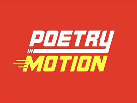 Poetry in Motion | Poetry, Motion, Motion design