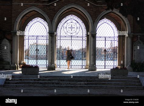 San Michele Cemetery Island, Venice Stock Photo - Alamy