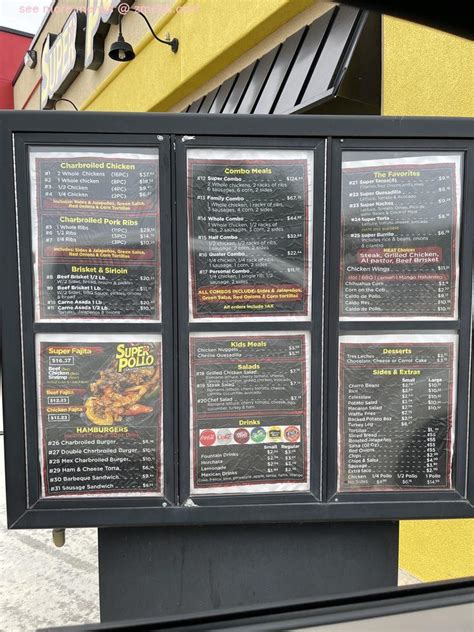 Online Menu of Super Pollo Restaurant, Andrews, Texas, 79714 - Zmenu