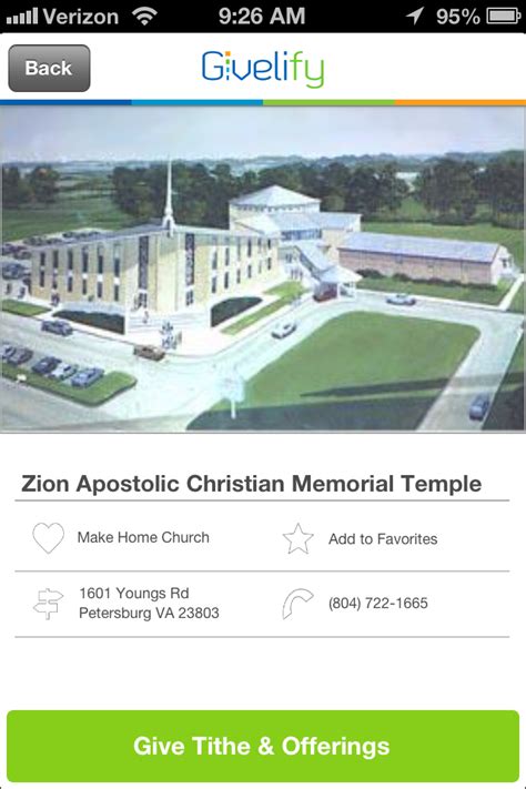 Zion Christian Church - The Architect