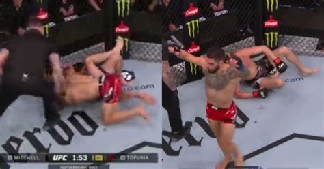 Ilia Topuria Submits Bryce Mitchell Via Second-round Arm Triangle - UFC ...