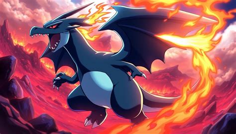 Shiny Mega Charizard Y Wallpaper