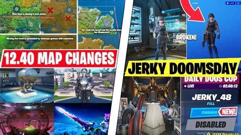 NEW Doomsday/Early MAP CHANGES LEAK! *12.40 Update* Epic Confirms MORE ...