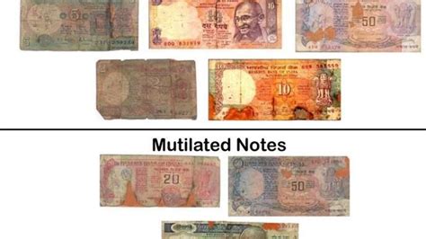 How to change Soiled and mutilated bank Notes as per RBI rules?