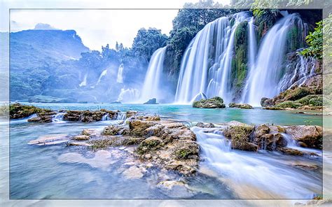 HD wallpaper: Gioc Waterfall Vietnam Desktop Wallpaper Hd 120×1200 ...