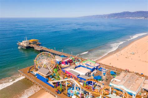 Aerial view of Santa Monica Pier, California - USA. - Yo! Venice!