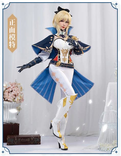 Best Quality Jean Genshin Impact Cosplay Costume Full Set Made - Etsy