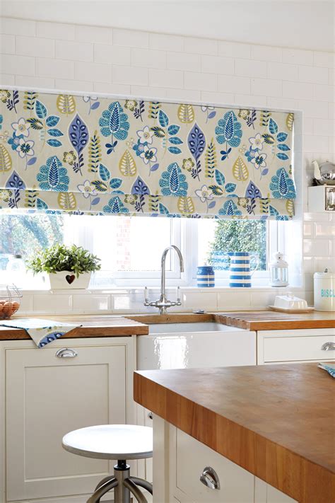 Create a vintage look in your kitchen with our roman blinds. # ...