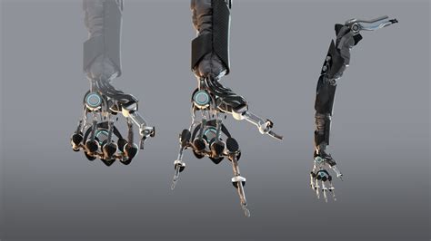 3D Robotic hand anatomy 04 model - TurboSquid 1913059