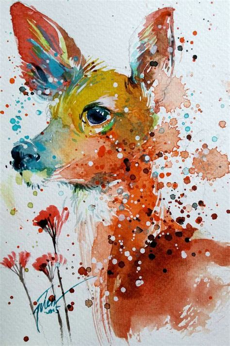 Pin by Shawna Peterson on Deer | Watercolor art lessons, Watercolor ...