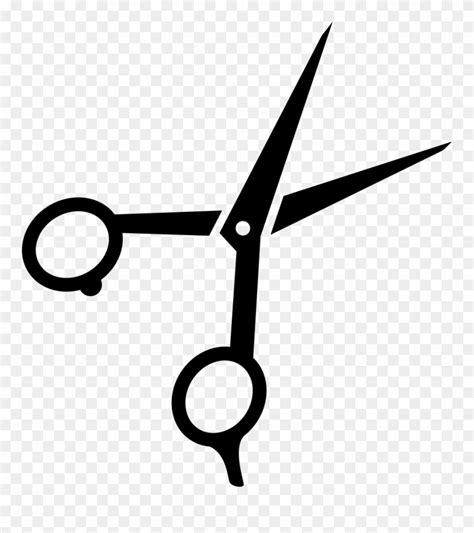 Hair Cutting Computer Icons Clip Art Haircutting - Open Hair Cutting Scissors - Png Download ...