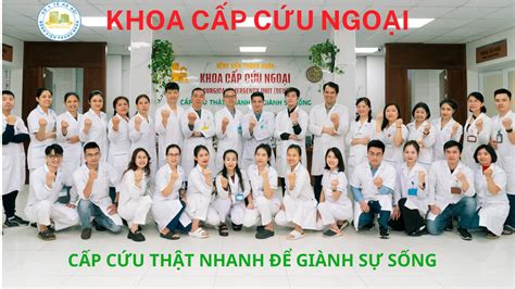 KHOA CẤP CỨU NGOẠI Bệnh viện Thanh Nhàn