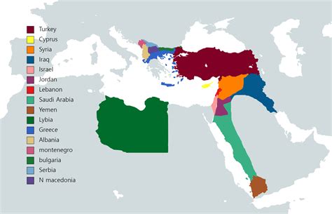 1900 Ottoman empire Territory In Present : r/MapChart