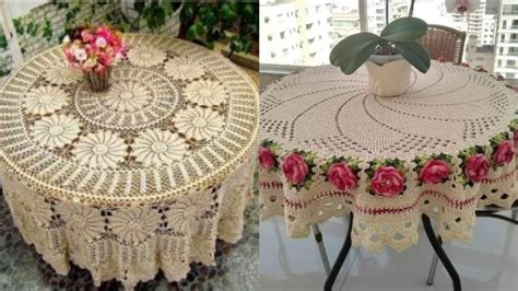 Fabulous And Autumn Idea Diy Project's Crochet Table Runner Round ...