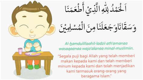 Doa Sesudah Makan | Doa, Agama, Gambar