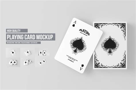 Playing Card Mockup ~ Product Mockups ~ Creative Market