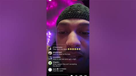 Jace! (Iayze) Instagram ig live nov 17 2023. ANGRY AT LABEL - YouTube