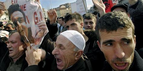 Again, Kosovar Albanians Demonstrate Against U.N. - The New York Times