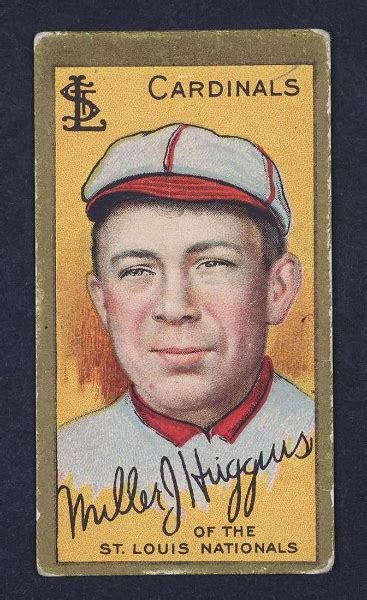 1911 T205 Miller Huggins Gold Border Baseball Tobacco Card