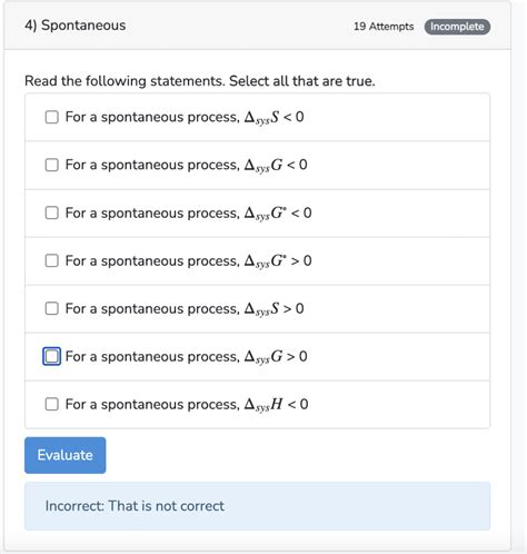 Solved 4) Spontaneous 19 Attempts Read the following | Chegg.com