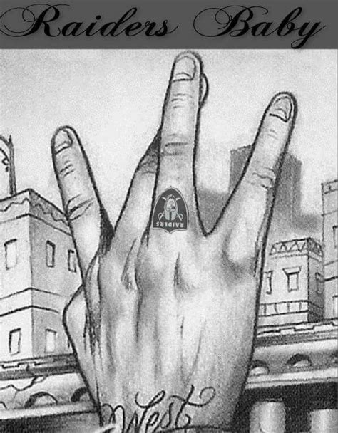 West Side Hand Sign Drawing