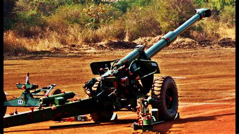 Indian Army 155mm Sharang Howitzers Live Fire - YouTube