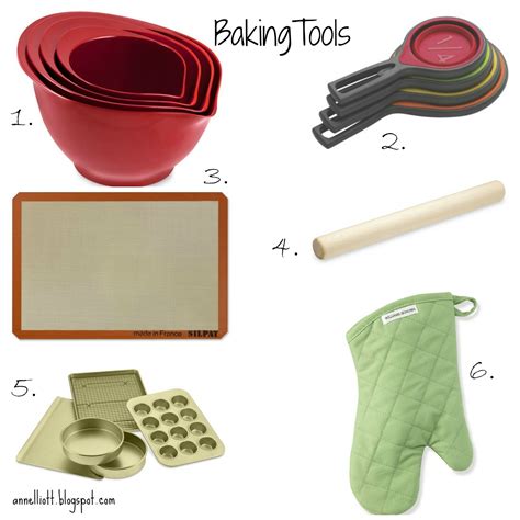 ann elliott: wedding registry: essential baking tools