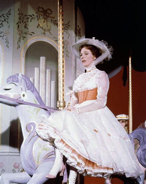 Behind the scenes of Mary Poppins (Julie Andrews filming carousel sequence) | Julie andrews mary ...