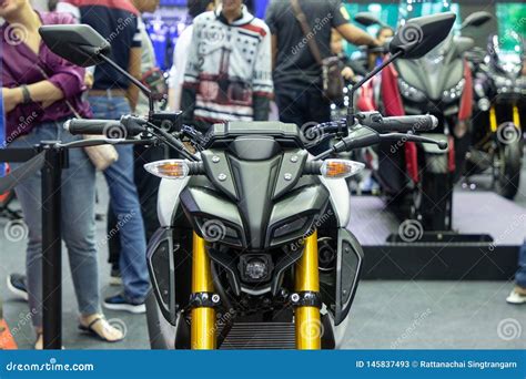 Thailand - Dec , 2018 : Close Up Yamaha Motorbike Presented in Motor ...